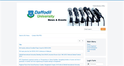 Desktop Screenshot of news.daffodilvarsity.edu.bd