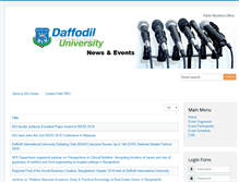 Tablet Screenshot of news.daffodilvarsity.edu.bd