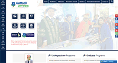 Desktop Screenshot of daffodilvarsity.edu.bd