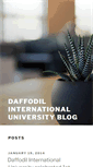 Mobile Screenshot of blog.daffodilvarsity.edu.bd